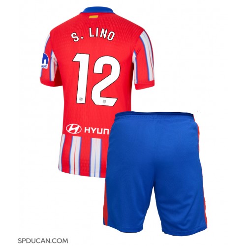 Dječji Nogometni Dres Atletico Madrid Samuel Lino #12 Domaci 2024-25 Kratak Rukav (+ Kratke hlače)